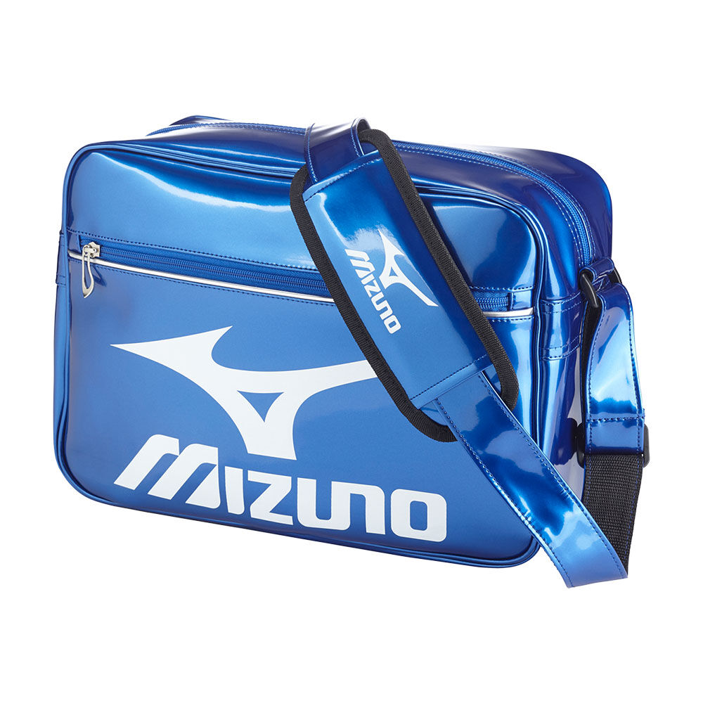 Mizuno RB Enamel S Férfi Táská Kék/Fehér TES726398